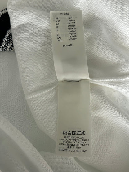 Louis Vuitton White Intarsia Graphic T-Shirt