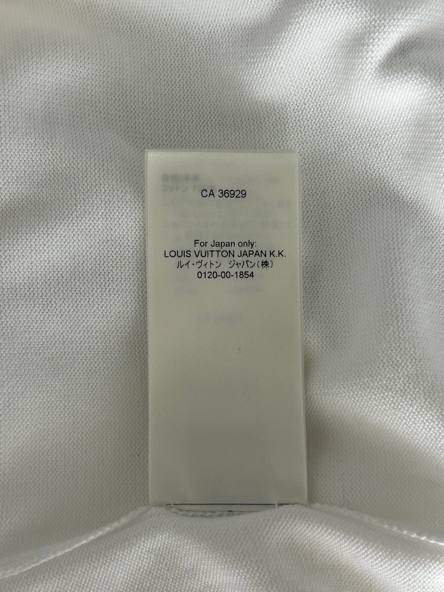 Louis Vuitton White Intarsia Graphic T-Shirt