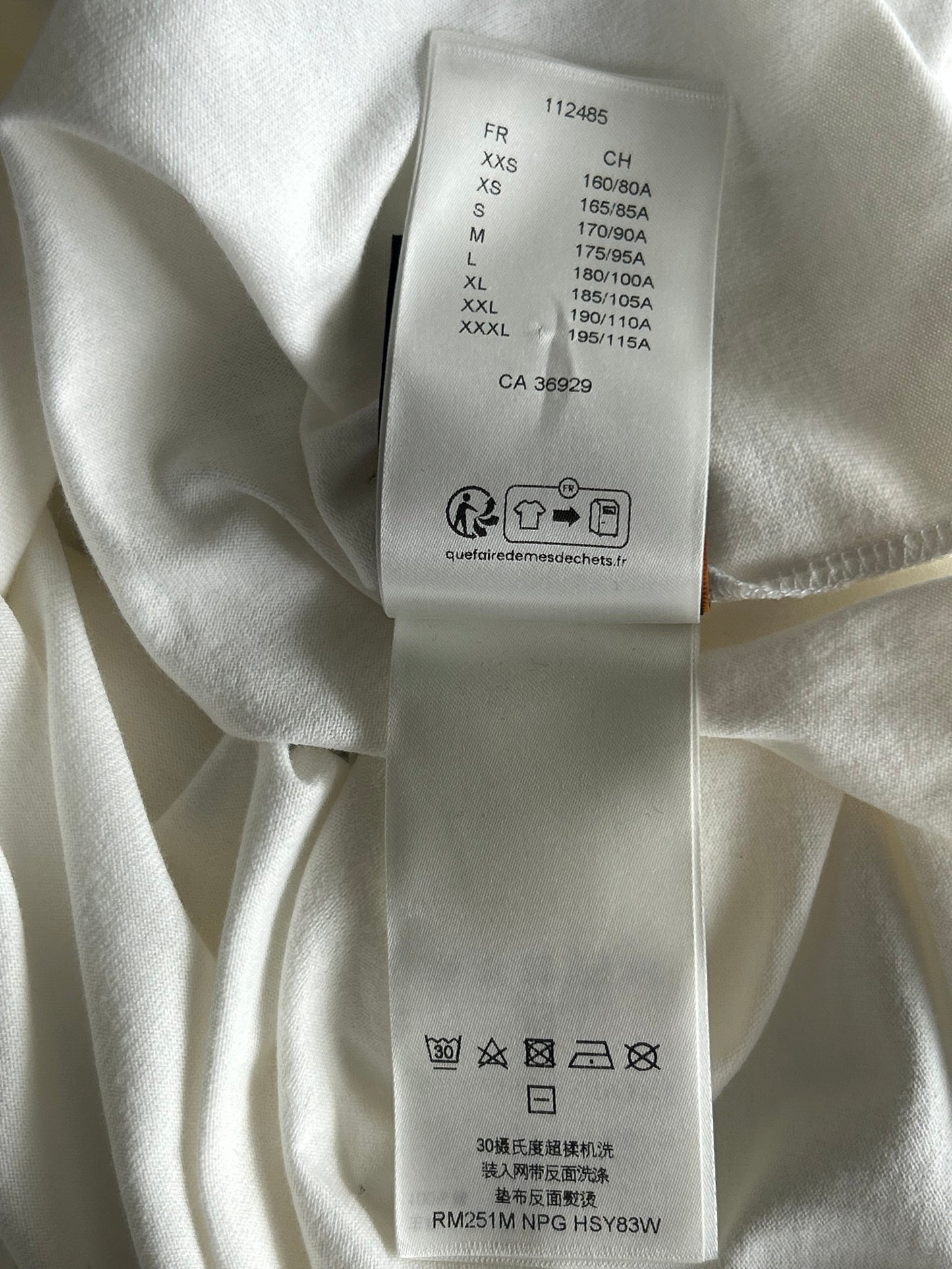 Louis Vuitton White & Blue Le Monde Est A Vous T-Shirt