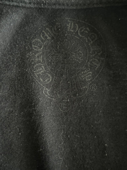 Chrome Hearts Black & White Los Angeles Horseshoe Logo T-Shirt
