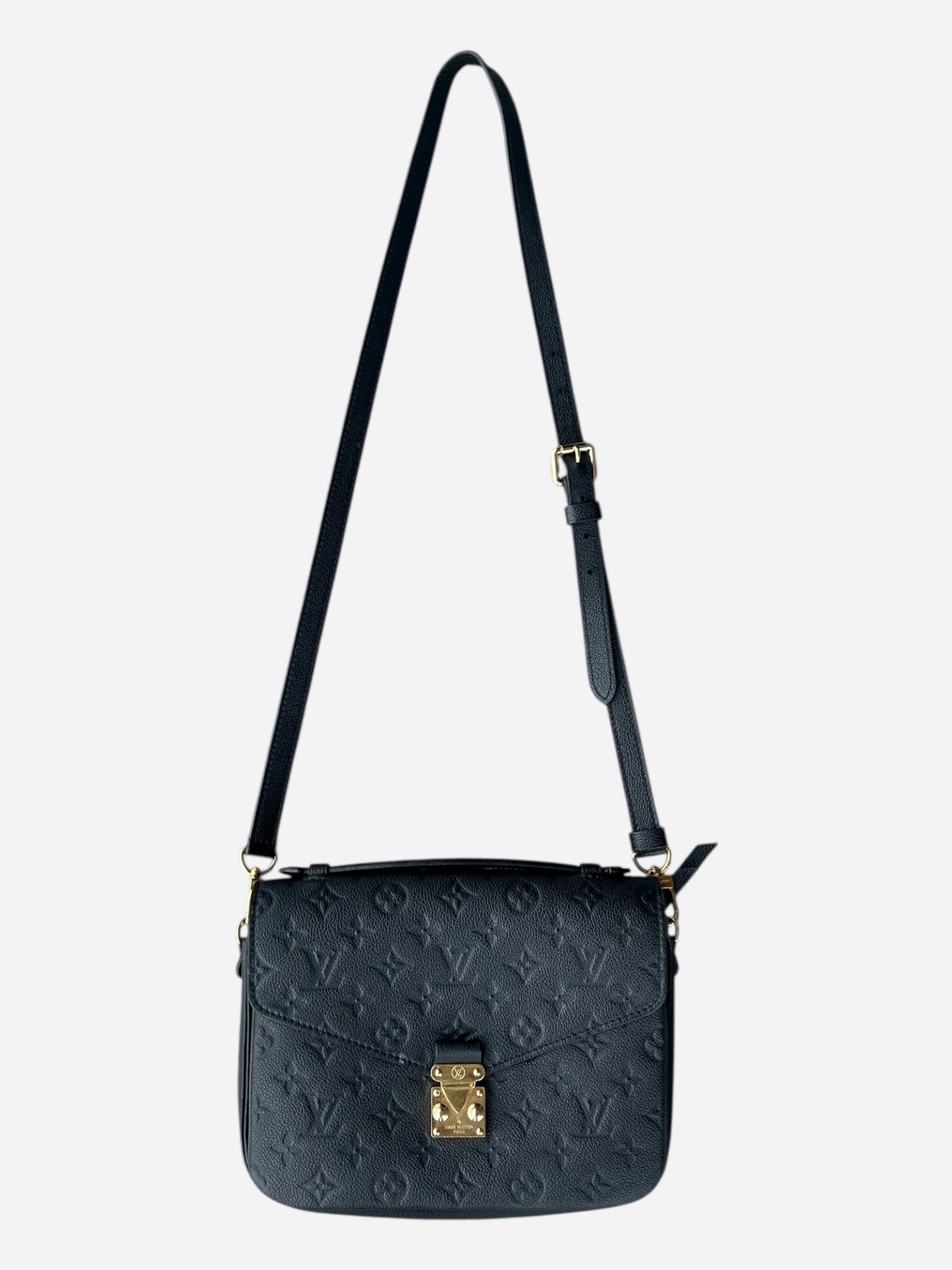 Louis Vuitton Black Empreinte Monogram Pochette Metis