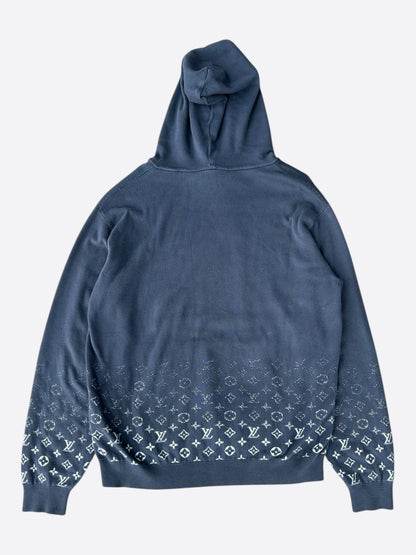 Louis Vuitton Grey & White Monogram Gradient Hoodie