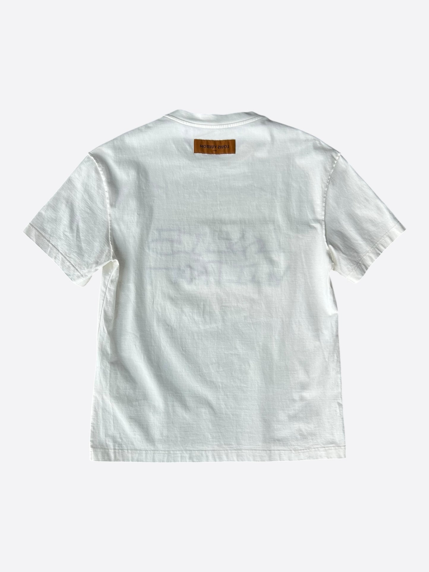 Louis Vuitton White 1854 Embroidered T-Shirt