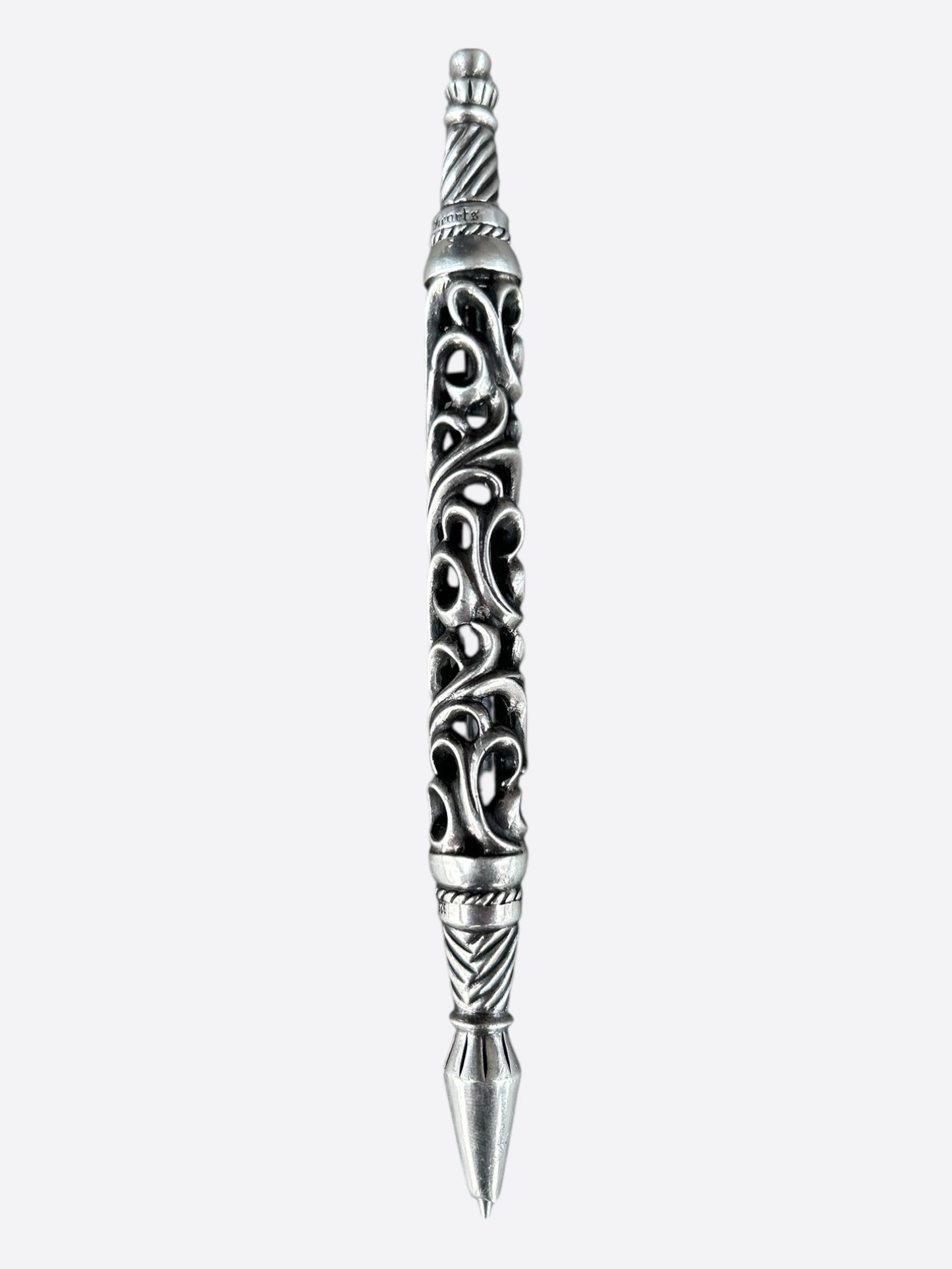 Chrome Hearts Silver Filigree Ballpoint Pen