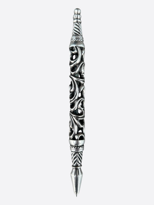 Chrome Hearts Silver Filigree Ballpoint Pen
