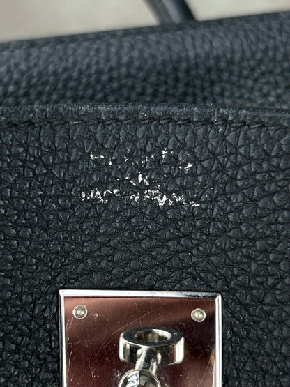 Hermes Black Togo & Palladium Hardware Birkin 35