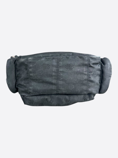 Chrome Hearts Black Nylon Jacquard Diaper Bag