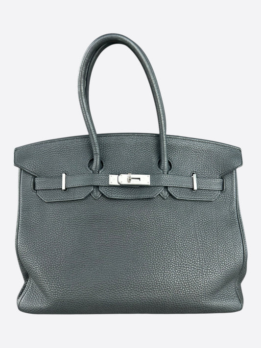Hermes Black Togo & Palladium Hardware Birkin 35