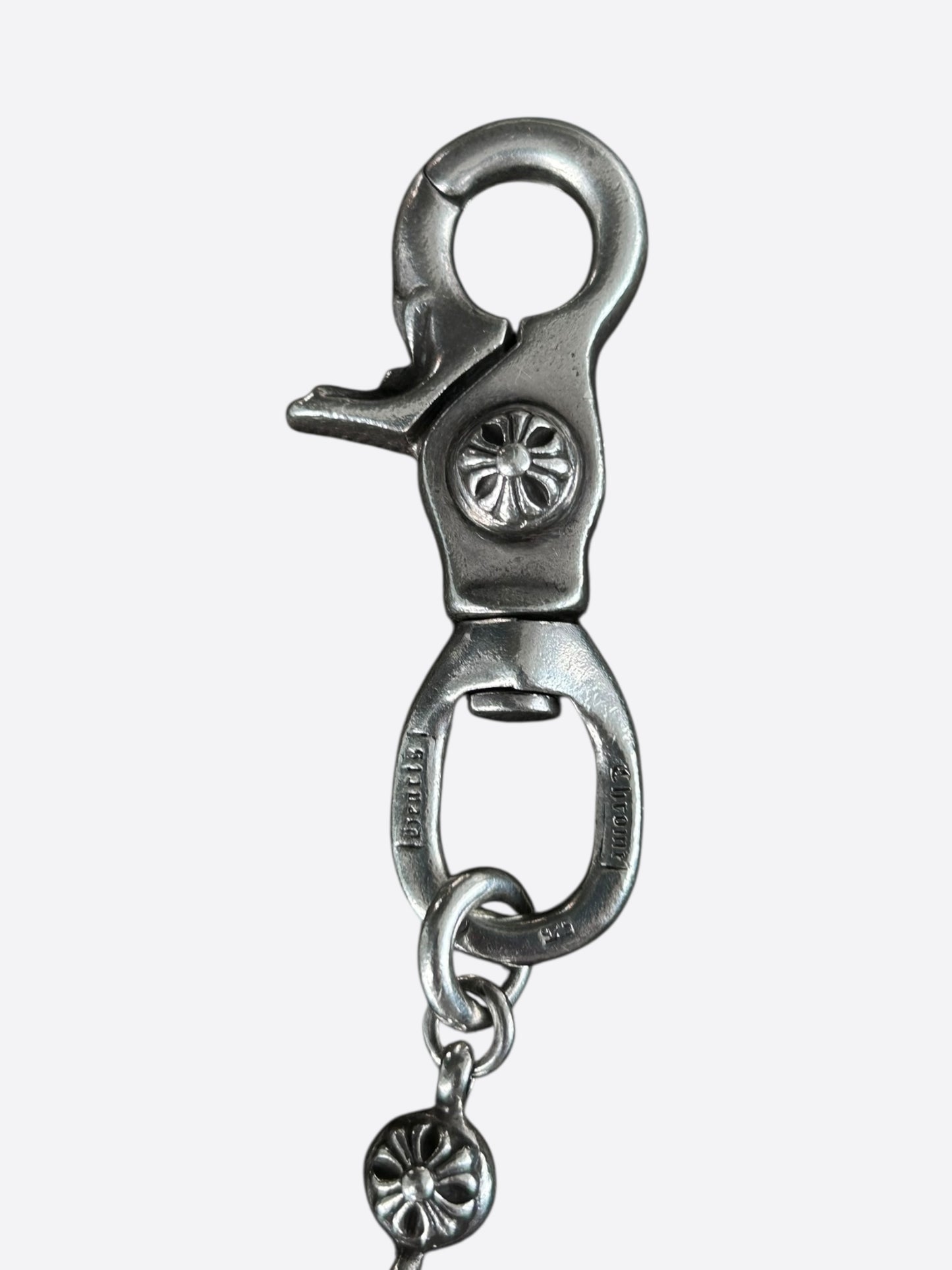 Chrome Hearts Silver Ball Wallet Chain
