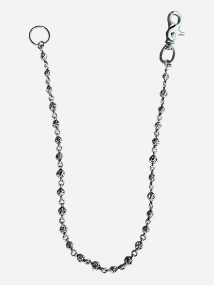 Chrome Hearts Silver Ball Wallet Chain