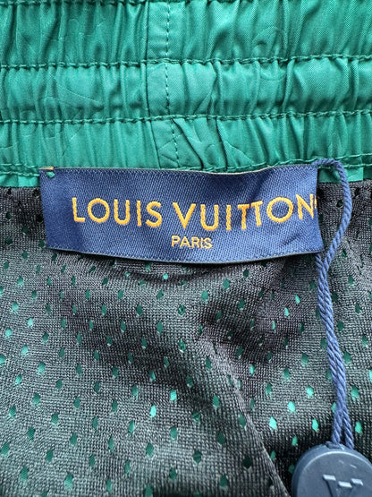 Louis Vuitton Green Monogram Swim Shorts