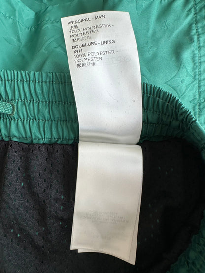 Louis Vuitton Green Monogram Swim Shorts