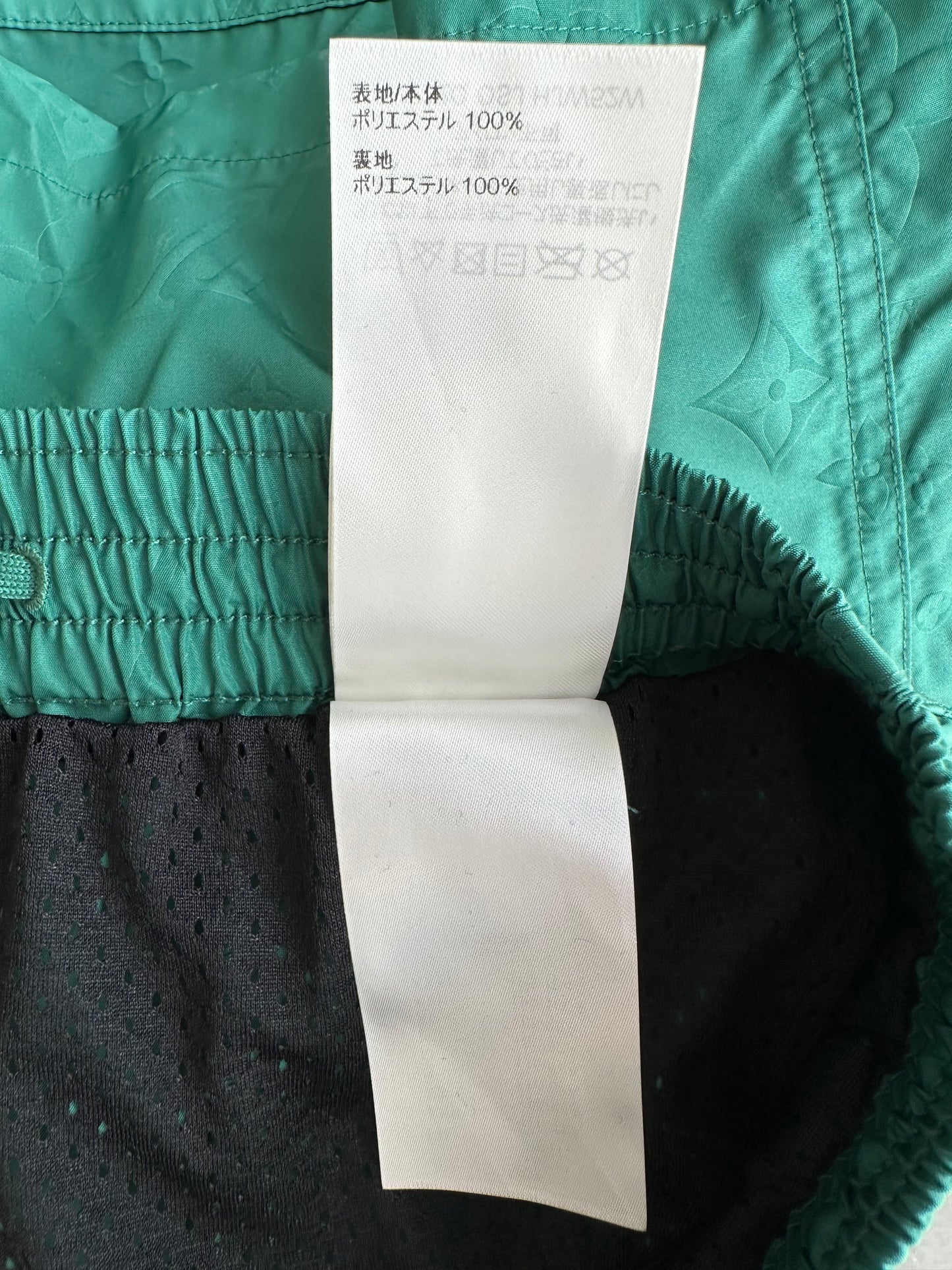 Louis Vuitton Green Monogram Swim Shorts