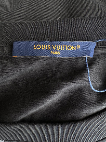 Louis Vuitton Black & White Monogram Gradient T-Shirt