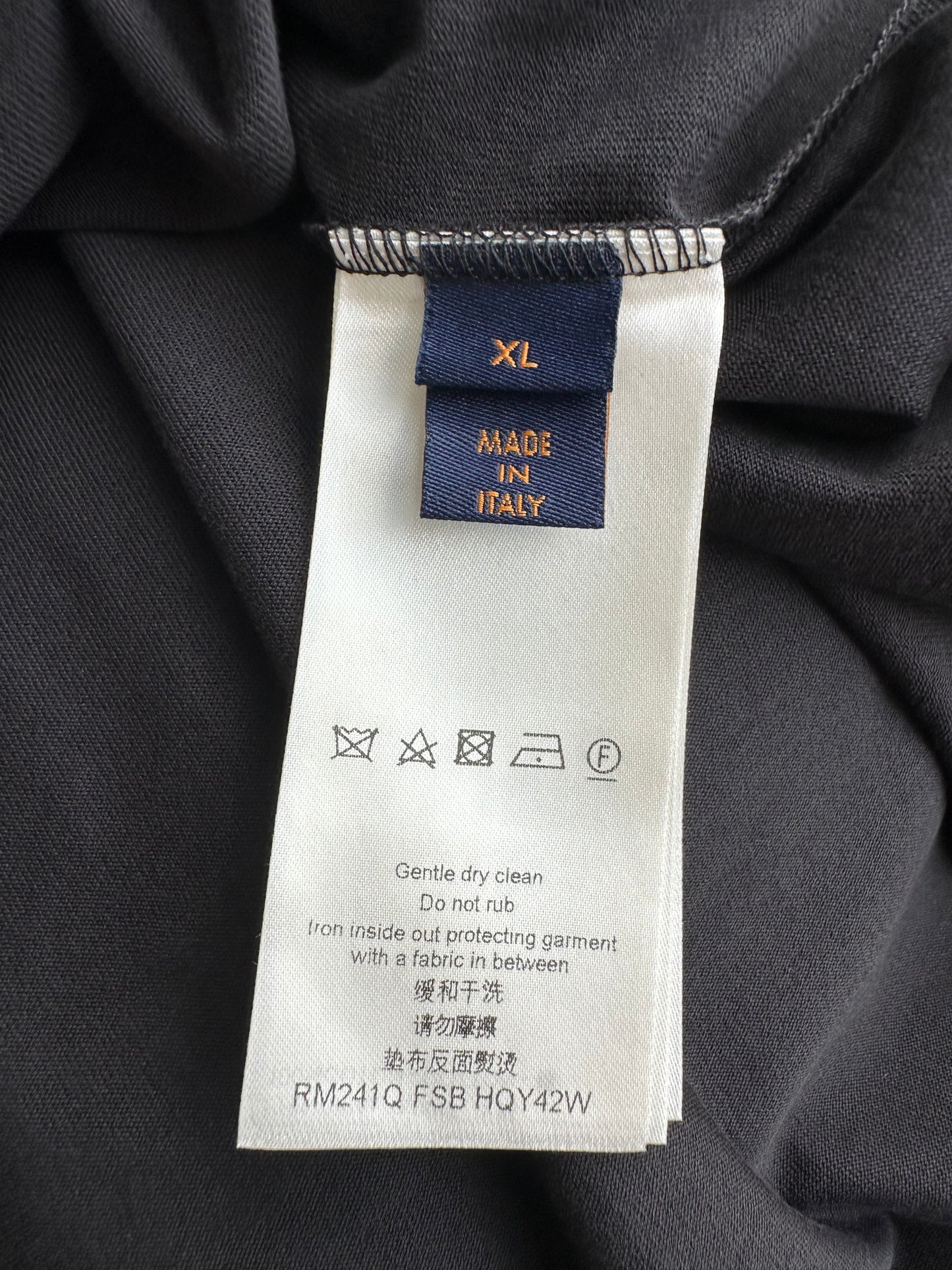 Louis Vuitton Black & White Monogram Gradient T-Shirt