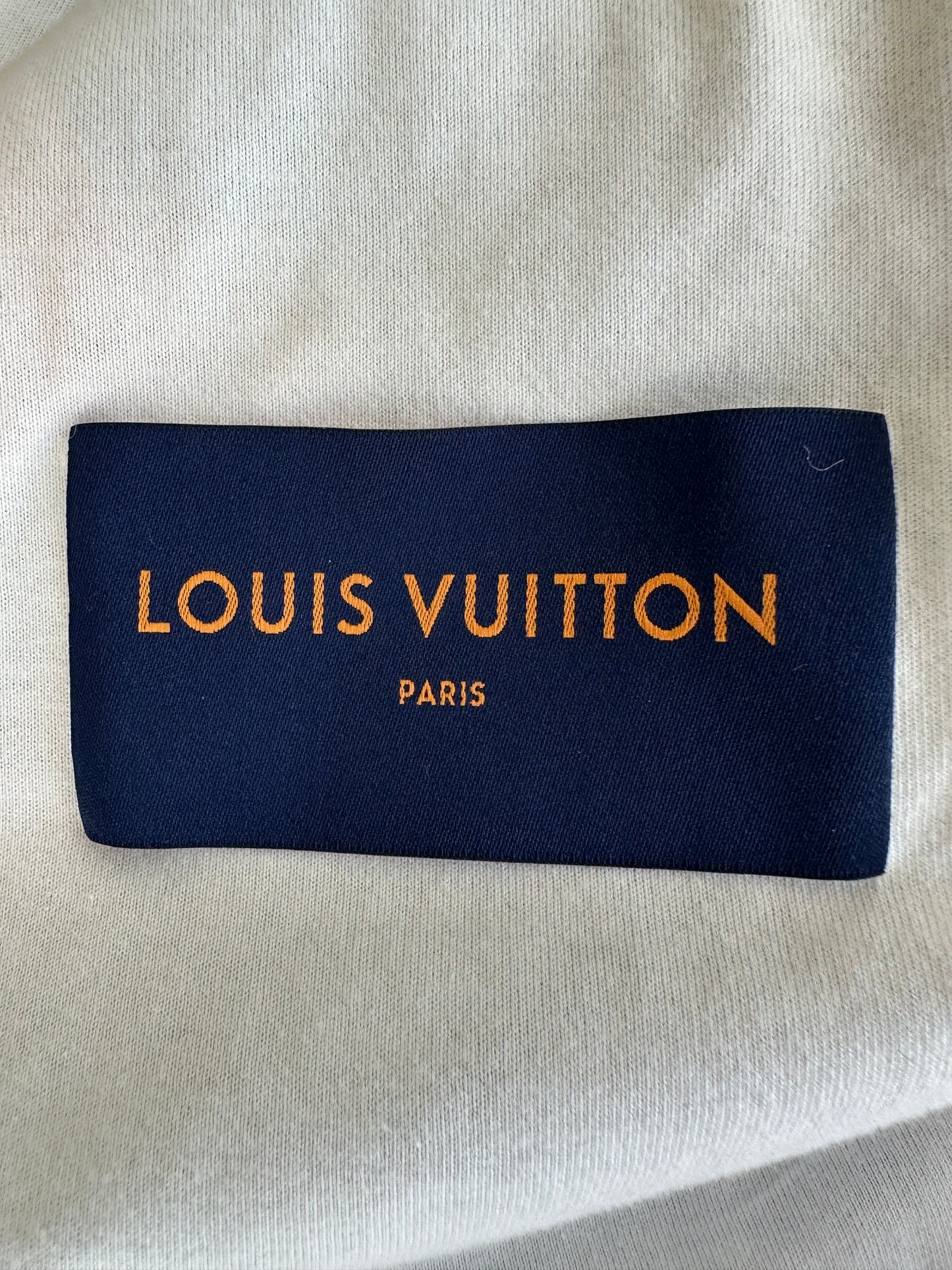 Louis Vuitton Blue & Orange Camo Monogram Fleece Zip Up Jacket