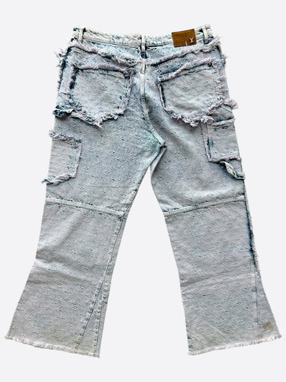 Louis Vuitton Purple & Blue Monogram Carpenter Jeans