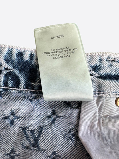 Louis Vuitton Purple & Blue Monogram Carpenter Jeans