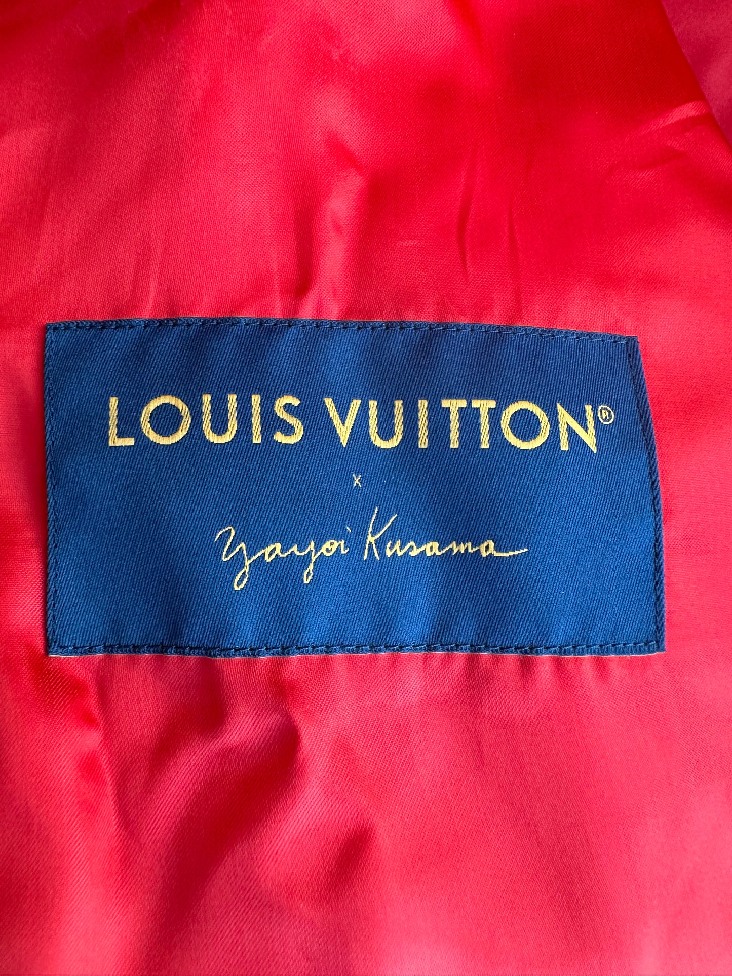 Louis Vuitton Yayoi Kusama Red & White Varsity Jacket