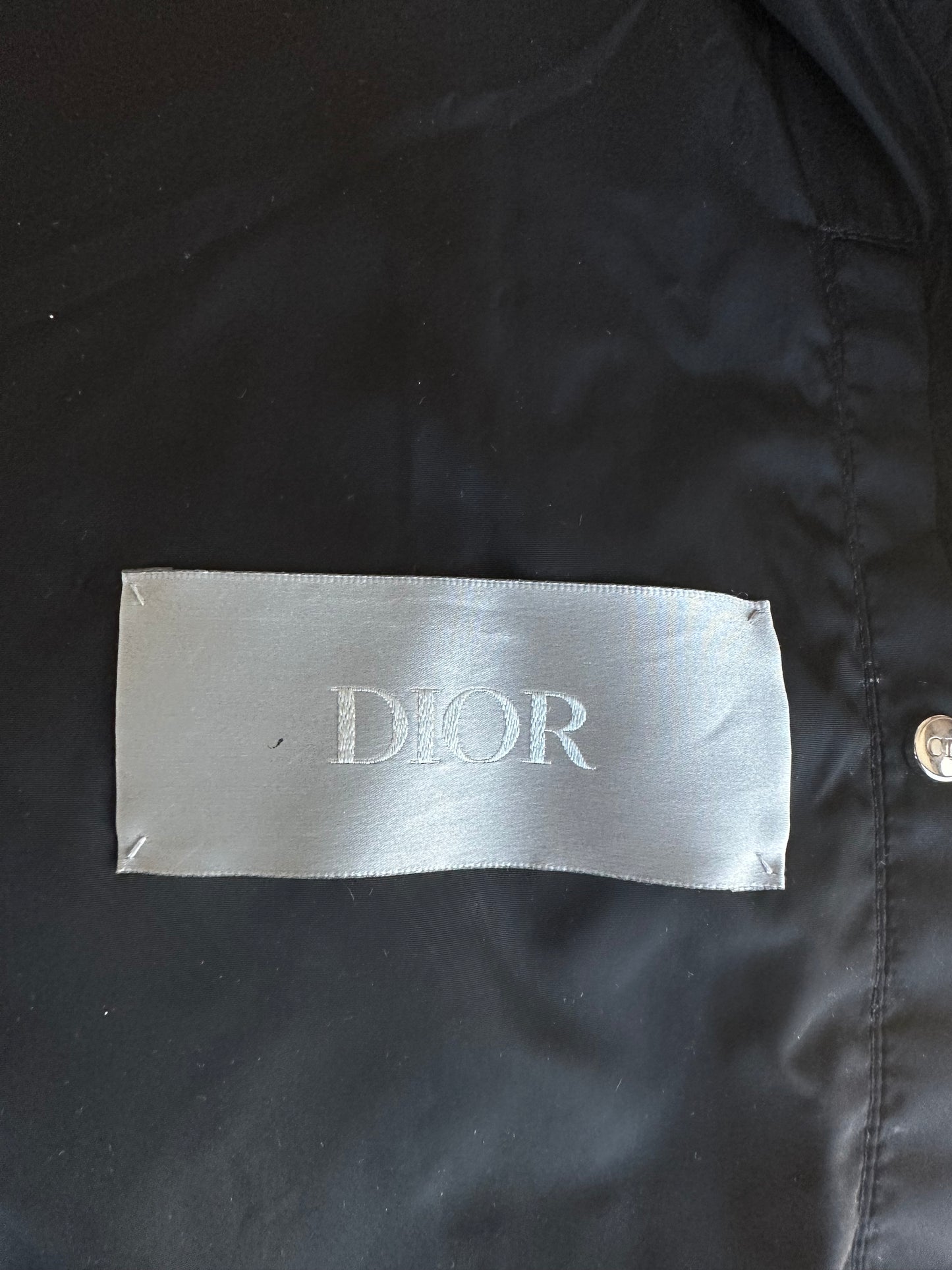 Dior Navy Oblique Puffer Jacket