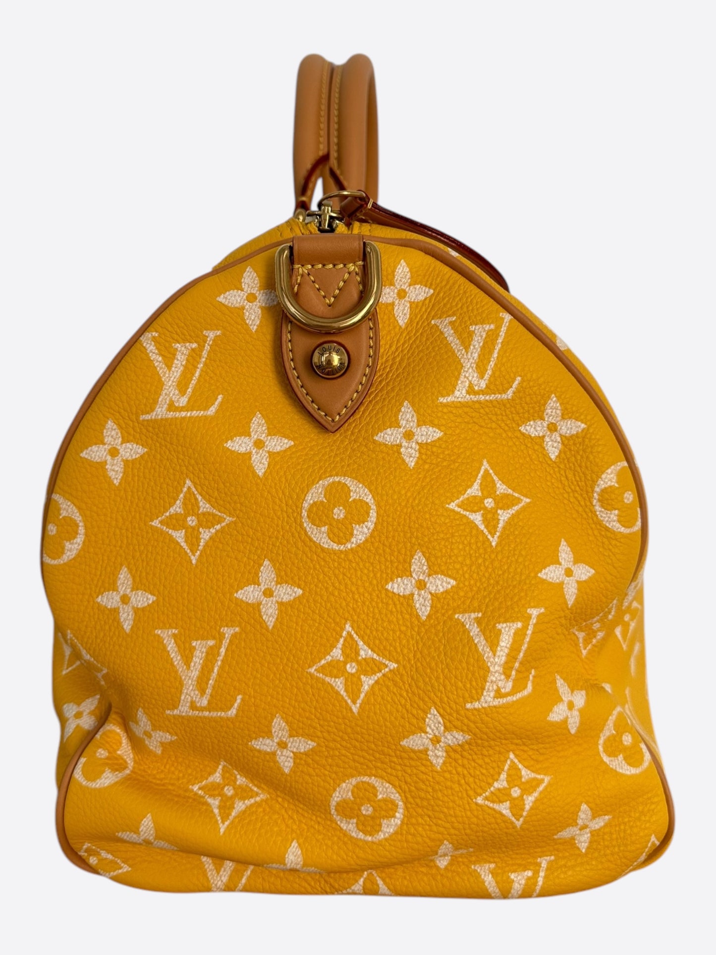 Louis Vuitton Yellow & White Monogram P9 Speedy 40