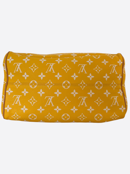 Louis Vuitton Yellow & White Monogram P9 Speedy 40