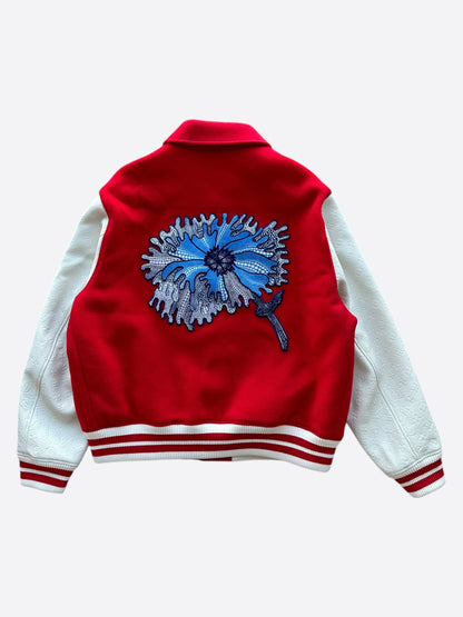 Louis Vuitton Yayoi Kusama Red & White Varsity Jacket