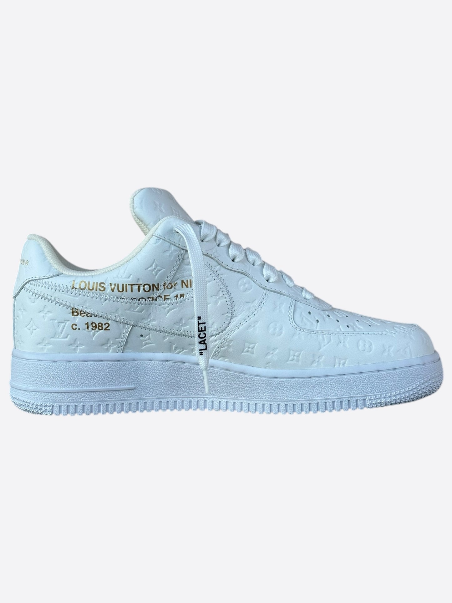 Louis Vuitton Nike White Monogram Air Force 1