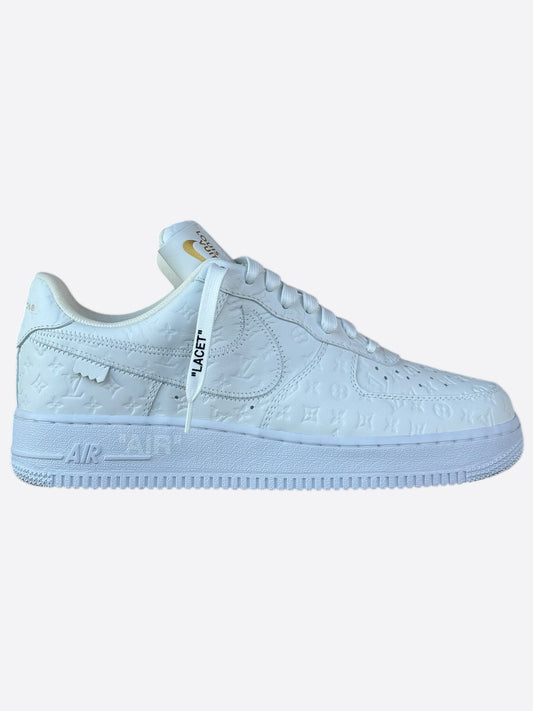 Louis Vuitton Nike White Monogram Air Force 1