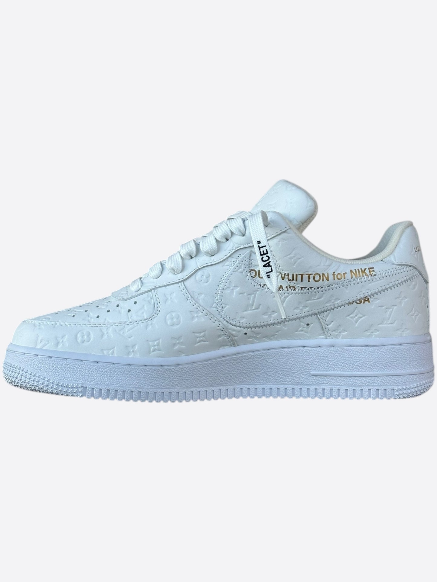 Louis Vuitton Nike White Monogram Air Force 1