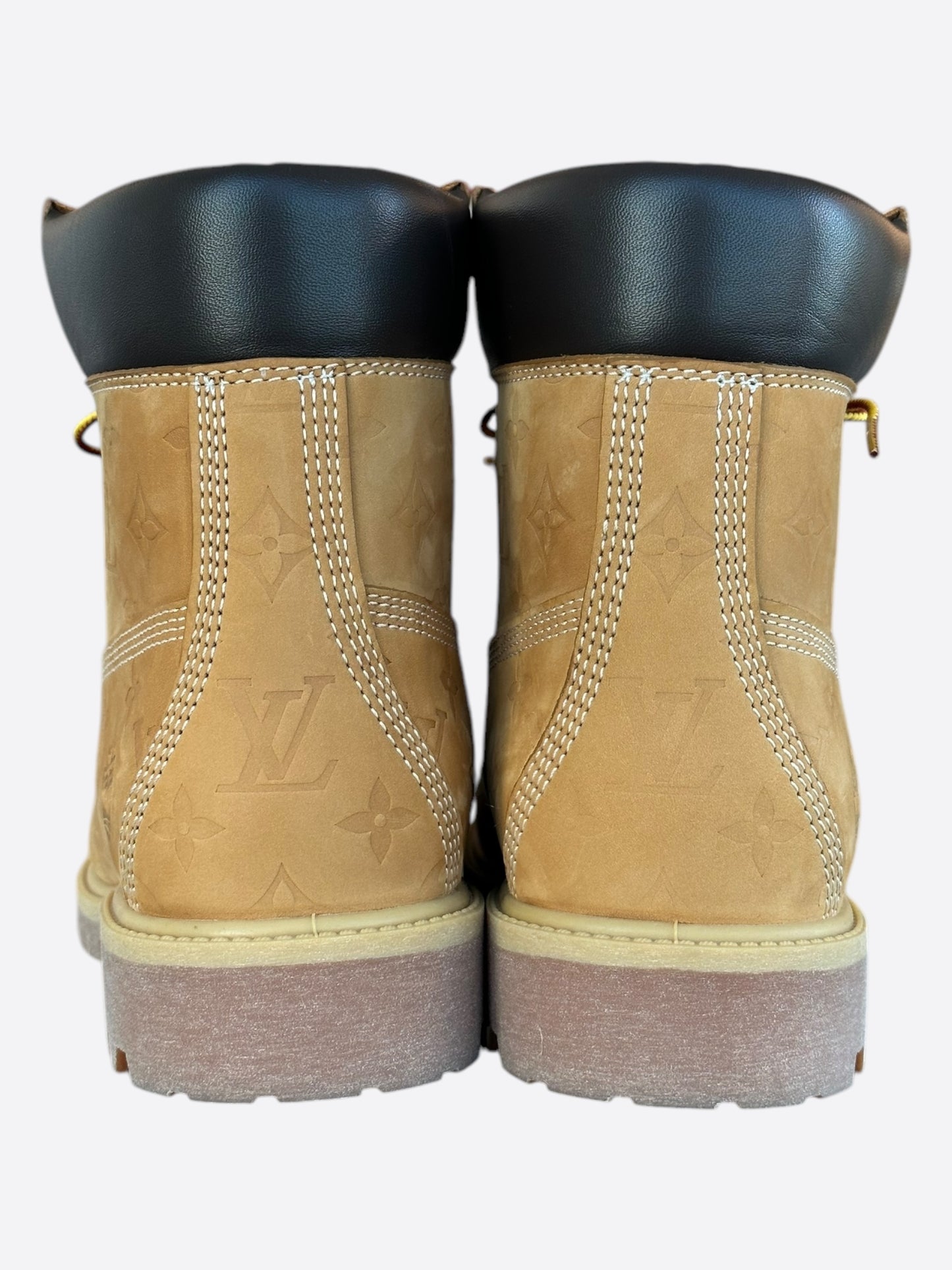 Louis Vuitton Timberland Wheat Monogram Boots