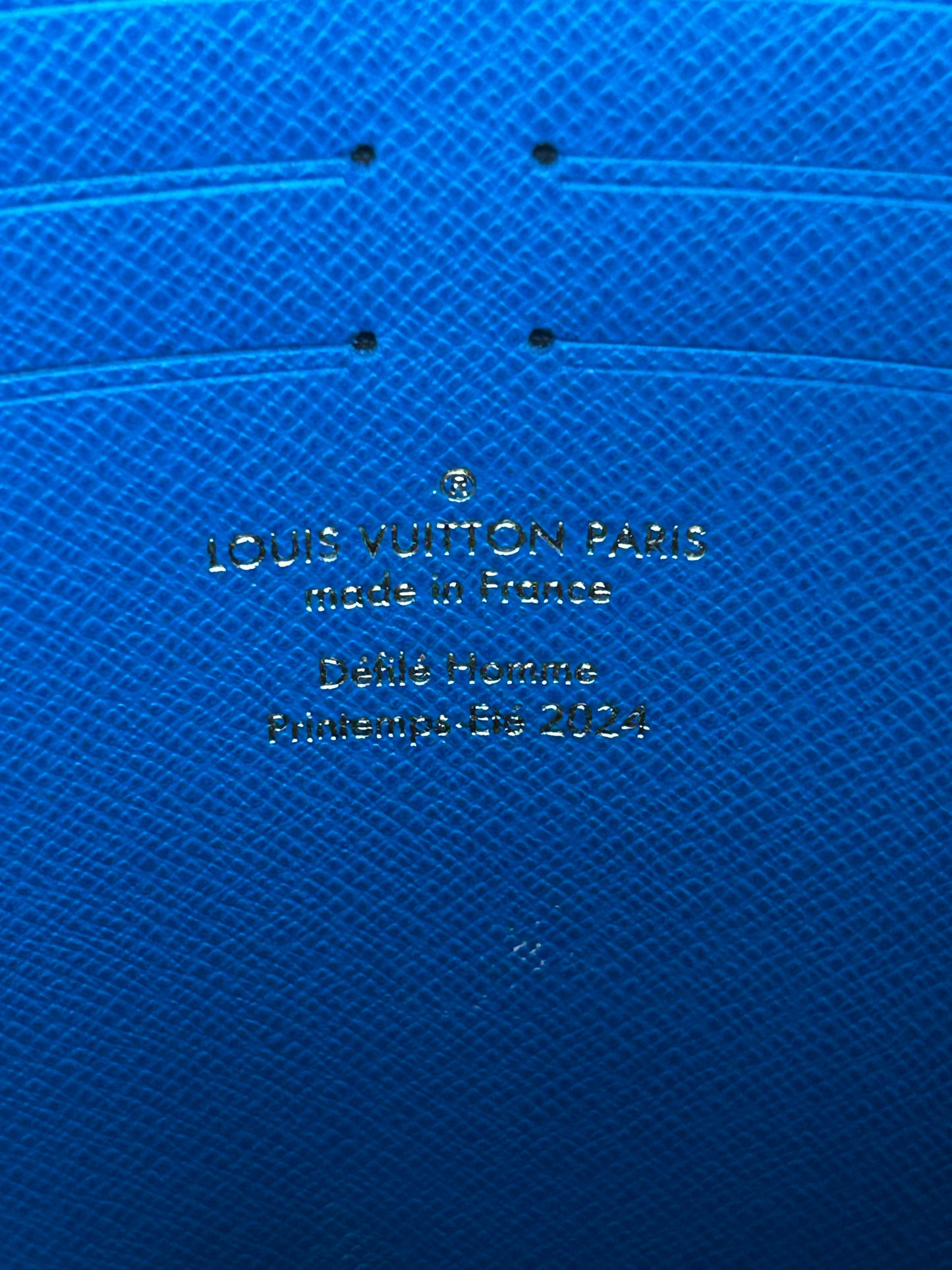 Louis Vuitton Brown & Blue Damier Pochette Voyage