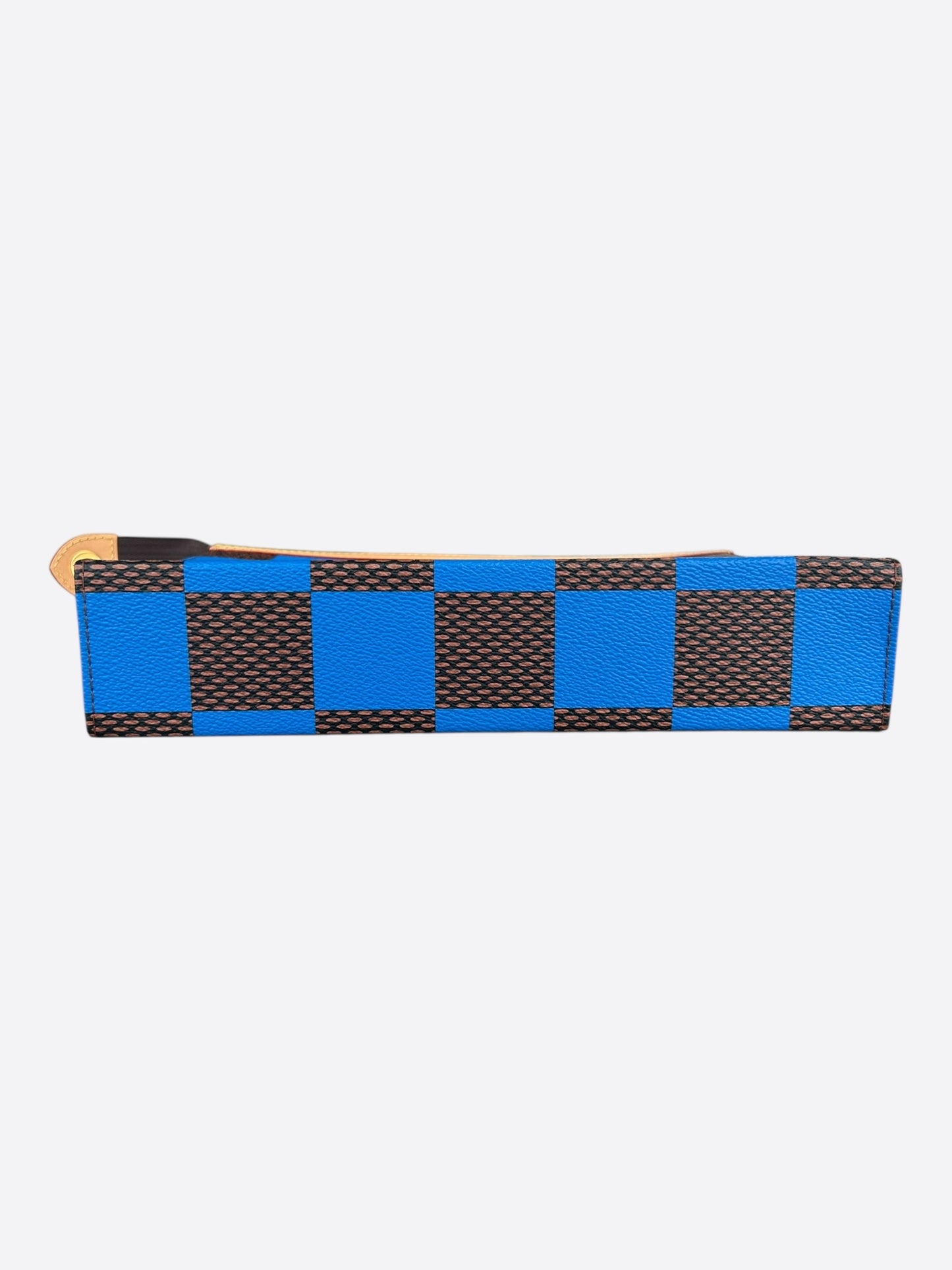 Louis Vuitton Brown & Blue Damier Pochette Voyage