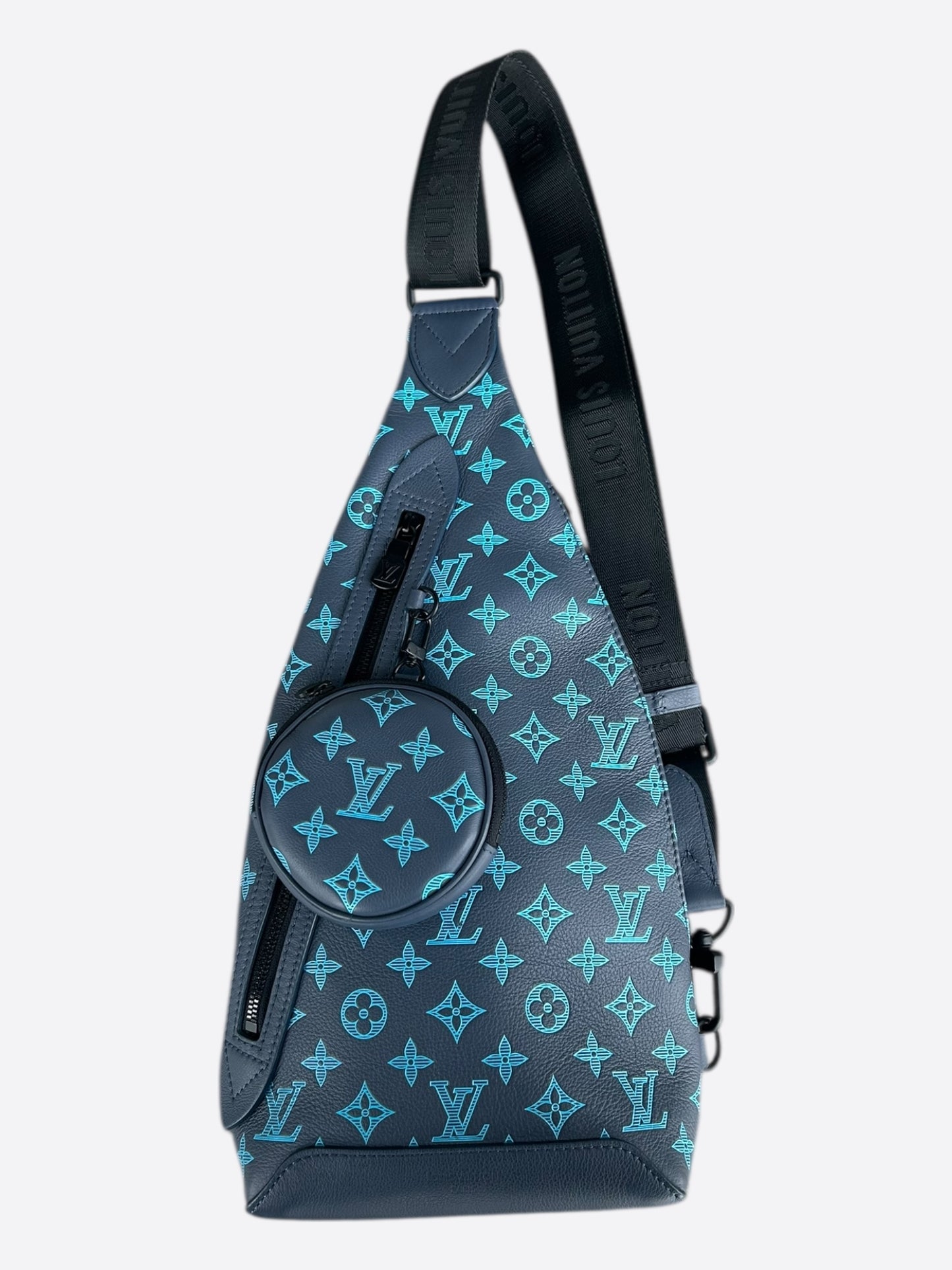 Louis Vuitton Blue Shadow Monogram Duo Slingbag