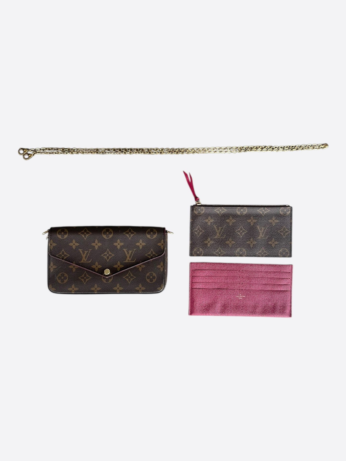Louis Vuitton Brown Monogram Pochette Felicie