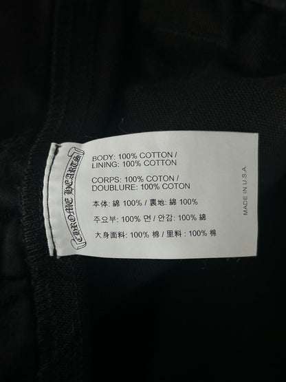 Chrome Hearts Black Carpenter Pants