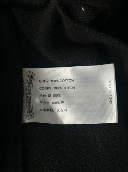 Chrome Hearts Black Cross Jacquard Horseshoe Logo Shorts