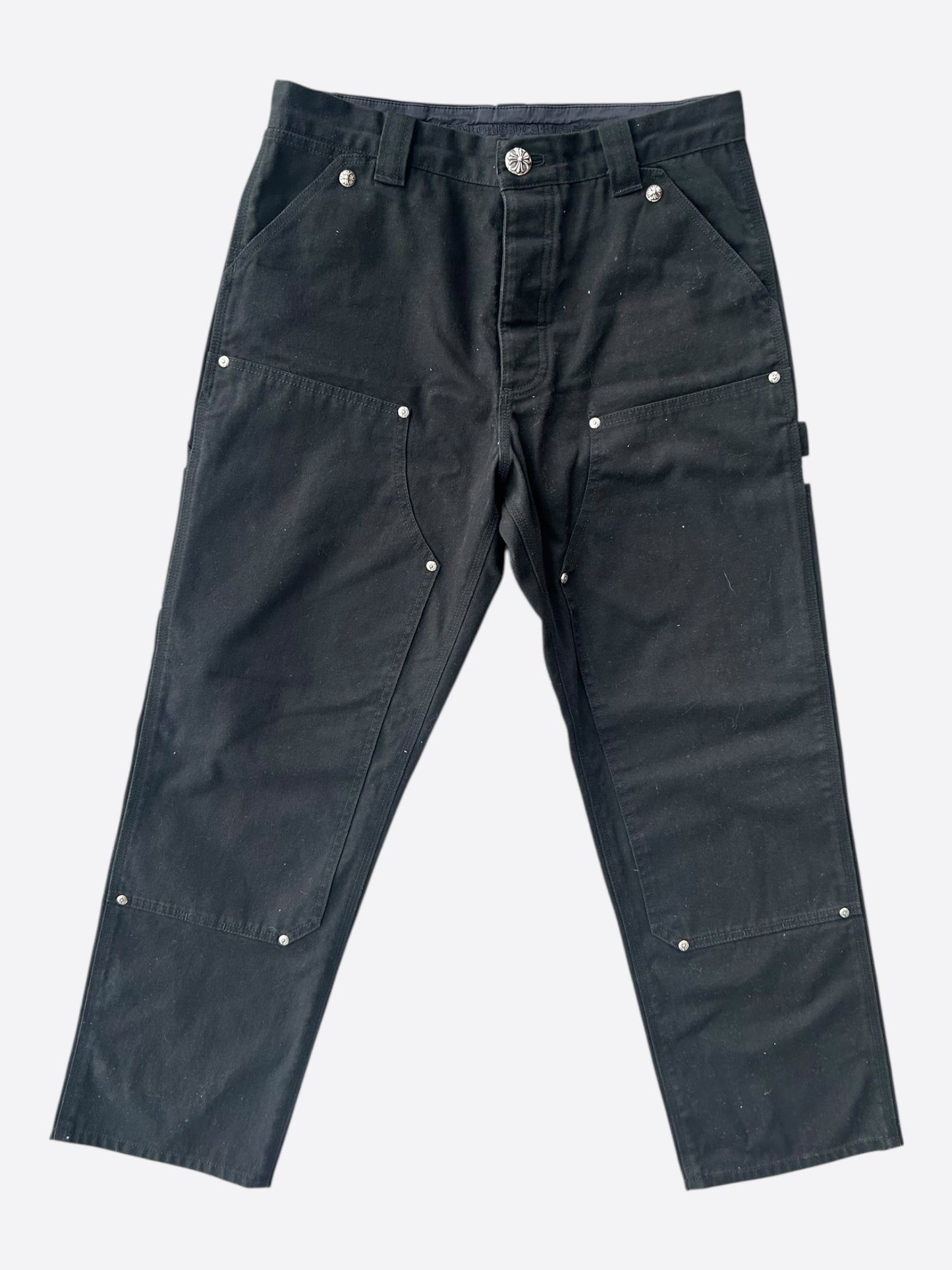 Chrome Hearts Black Carpenter Pants
