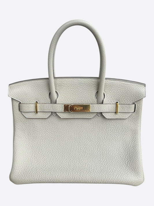Hermes Craie Togo & Gold Hardware Birkin 30
