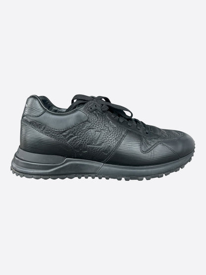 Louis Vuitton Black Monogram Taurillon Run Away Sneakers