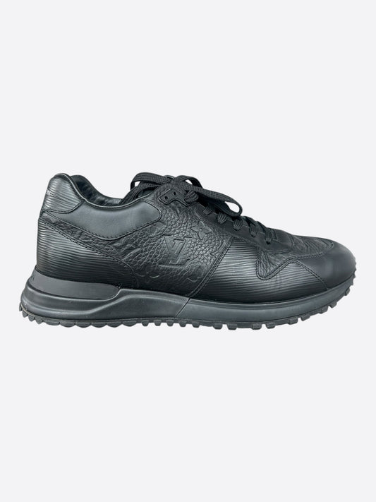 Louis Vuitton Black Monogram Taurillon Run Away Sneakers