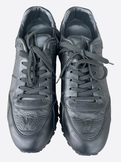 Louis Vuitton Black Monogram Taurillon Run Away Sneakers