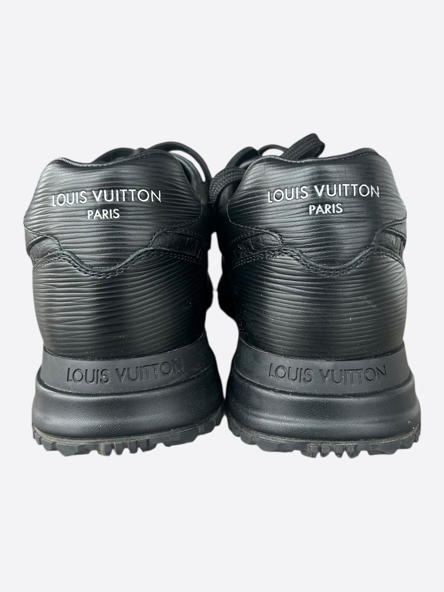 Louis Vuitton Black Monogram Taurillon Run Away Sneakers