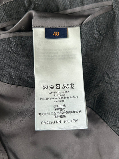 Louis Vuitton Black Monogram Blazer Jacket
