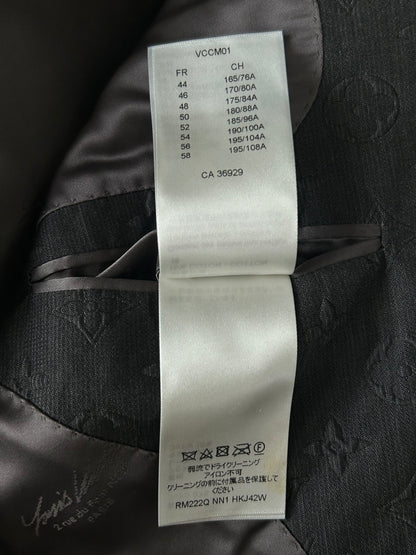 Louis Vuitton Black Monogram Blazer Jacket