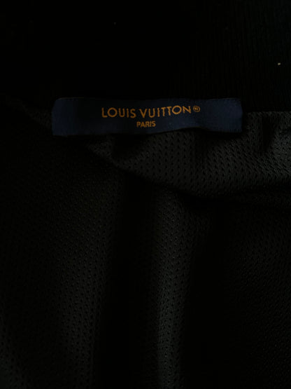 Louis Vuitton Black & Blue Monogram Fair Isle Track Jacket