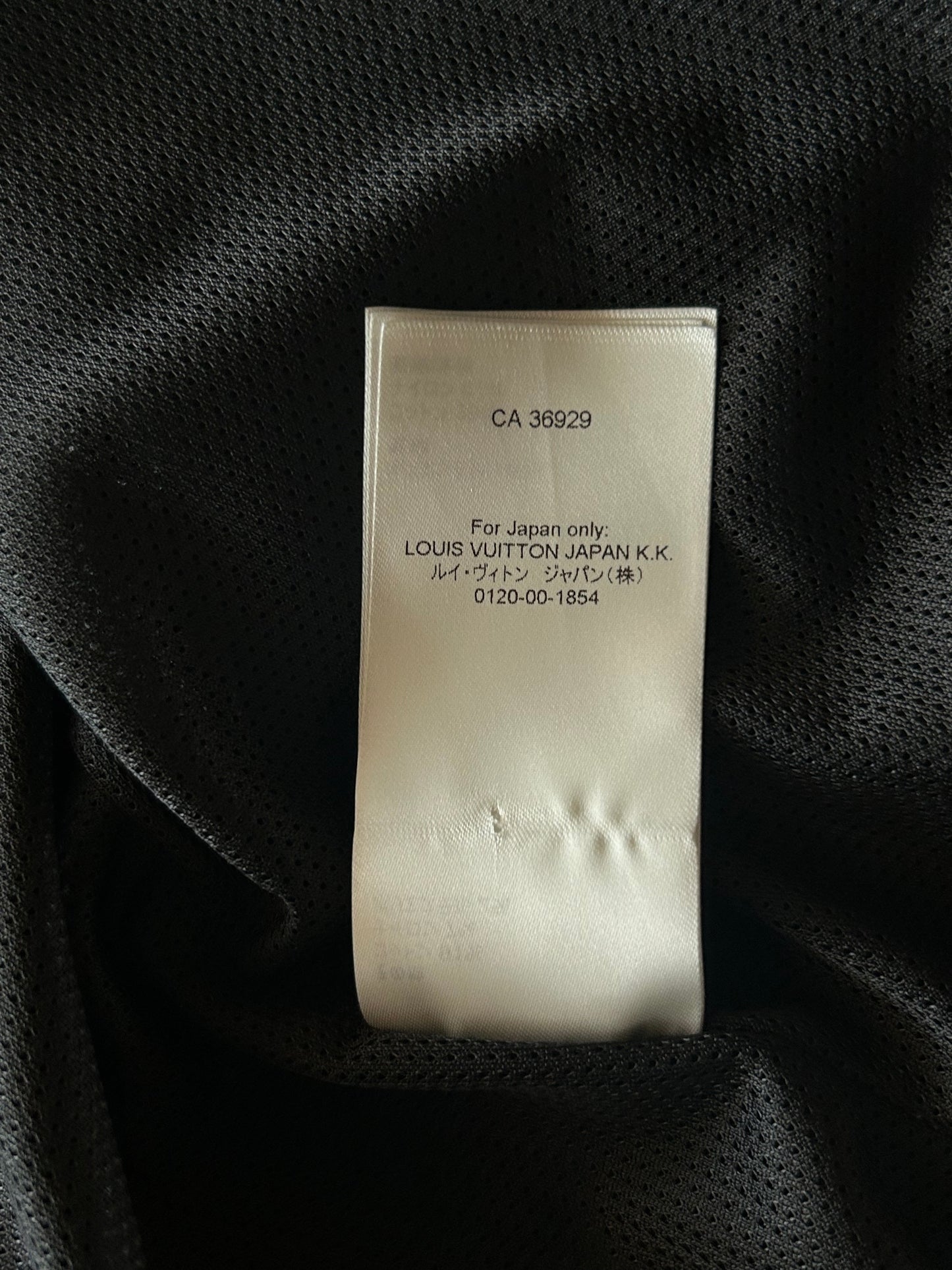 Louis Vuitton Black & Blue Monogram Fair Isle Track Jacket