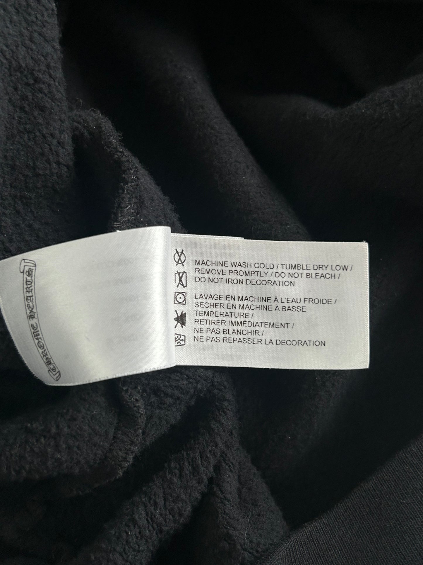 Chrome Hearts Black Sunset Gradient T-Bar Hoodie