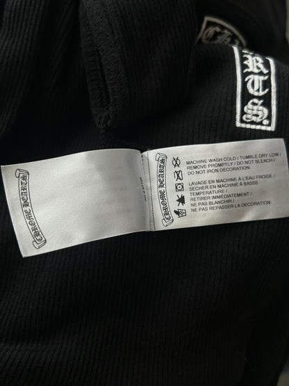 Chrome Hearts Black & White T-Bar Cross Logo Tank Top