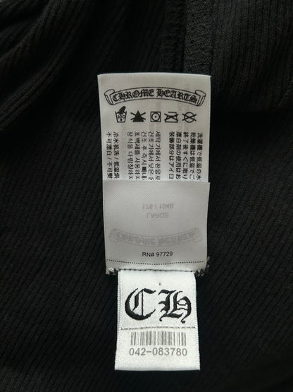 Chrome Hearts Black & White T-Bar Cross Logo Tank Top